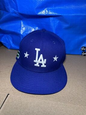 New Era Los Angeles Dodgers Royal Blue White Star Logo Hat